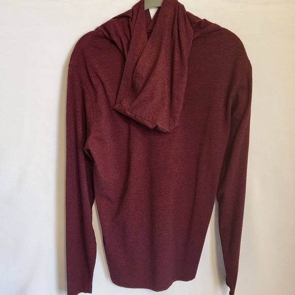 Vineyard Vines Edgartown Hooded long sleeve maroon light hoodie extra small xs - Picture 5 of 5